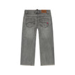 STAINS & STORIES Girls Wide Leg Pants Mid Grey Denim