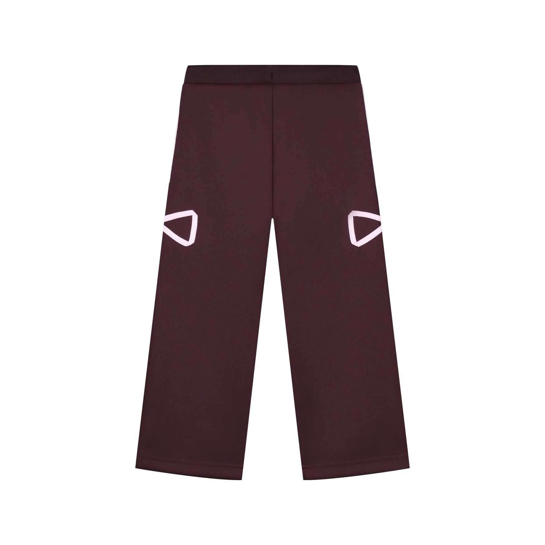 STAINS & STORIES Girls Track Pant Wine Red