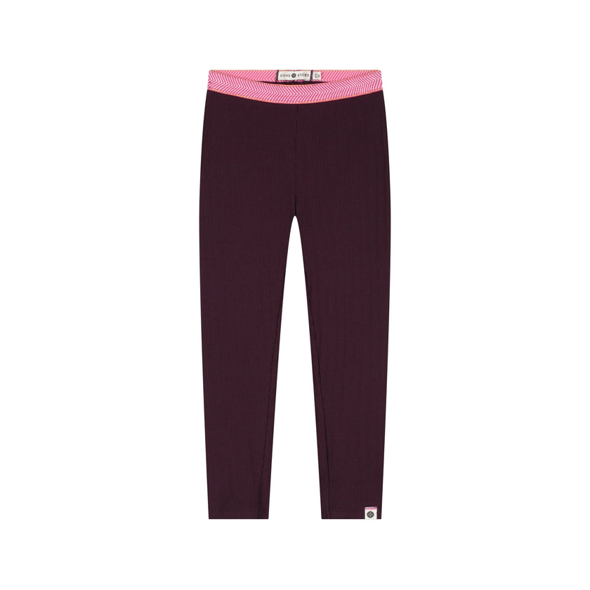 STAINS & STORIES Girls Legging Wine Red