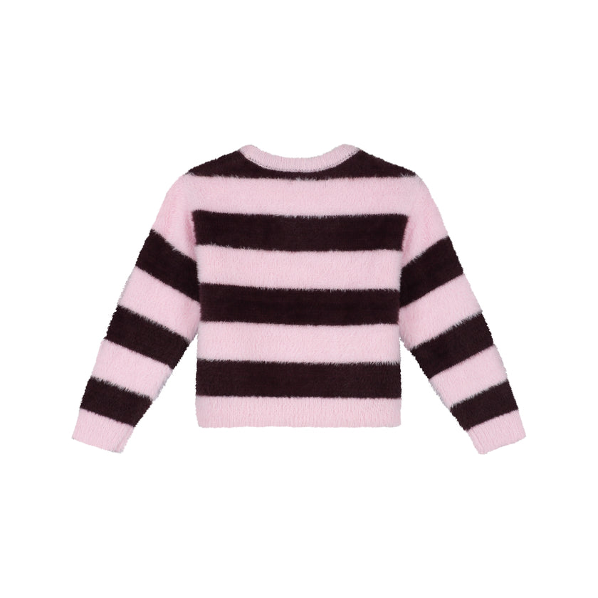 STAINS & STORIES Girls Pullover Wine Red