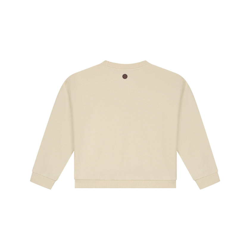 STAINS & STORIES Girls Sweatshirt Cream