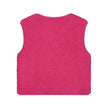 STAINS & STORIES Girls Teddy Gilet Magenta