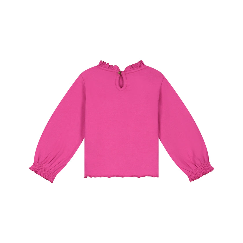 STAINS & STORIES Girls T-shirt Long Sleeve Magenta