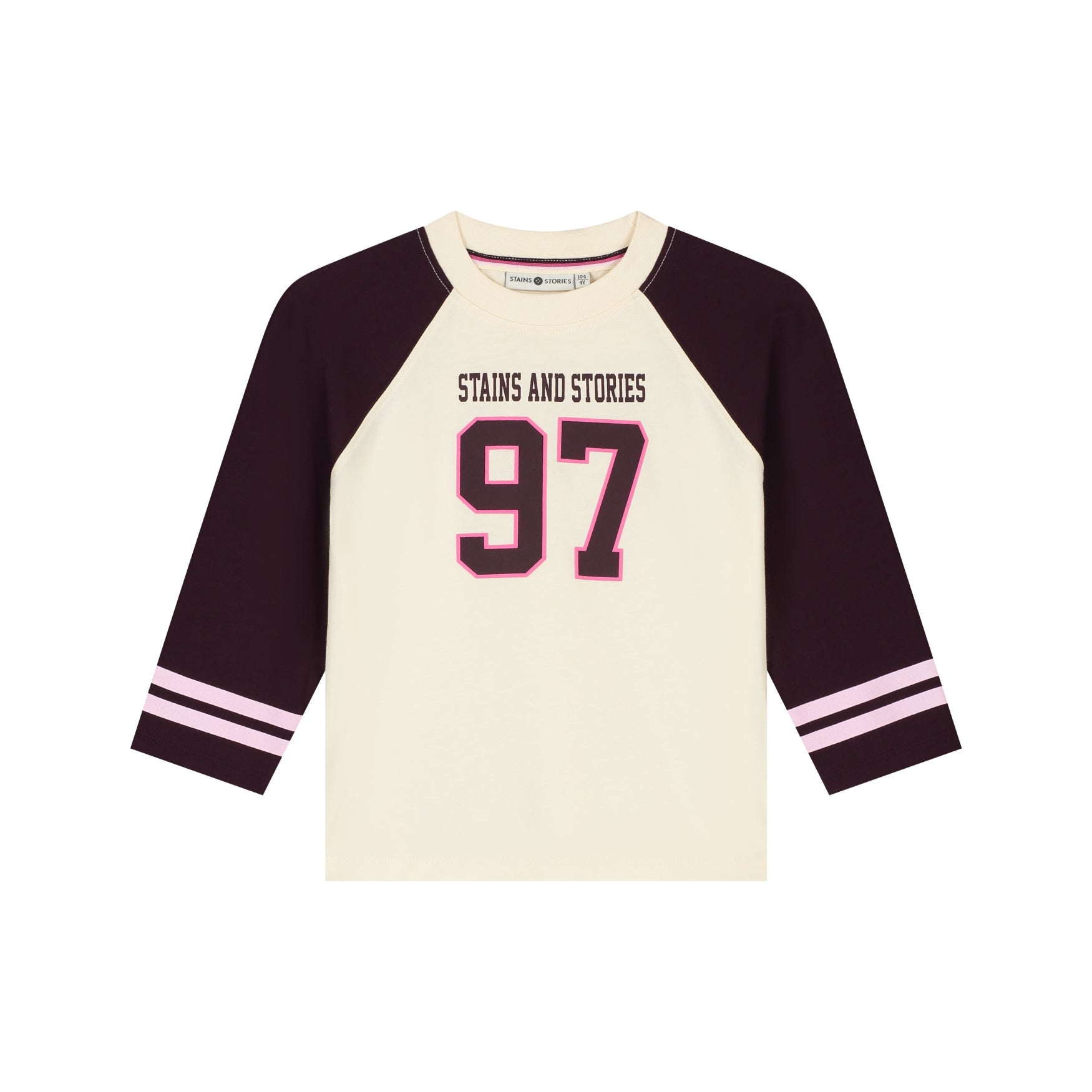 STAINS & STORIES Girls T-shirt Long Sleeve Wine Red