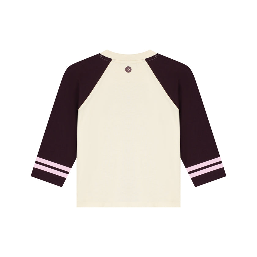 STAINS & STORIES Girls T-shirt Long Sleeve Wine Red