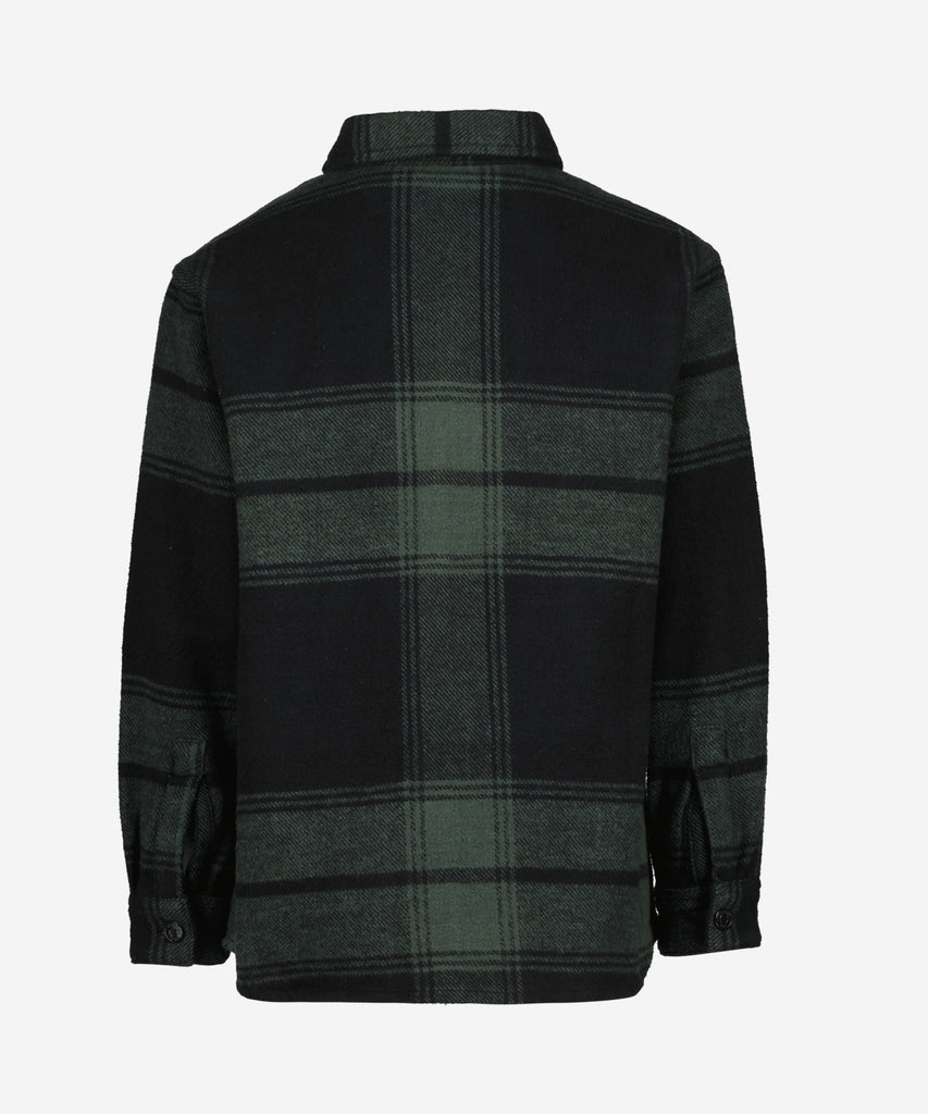 Details: Offering timeless style and reliable comfort, the Lefano Flannel Check Shirt is the perfect addition to any wardrobe. Crafted from durable, check-patterned flannel, this shirt features pockets and a button closure for an extra layer of protection against the elements. Enjoy this classic style for any occasion.  Color: Deep black green  Composition:  100% Cotton   