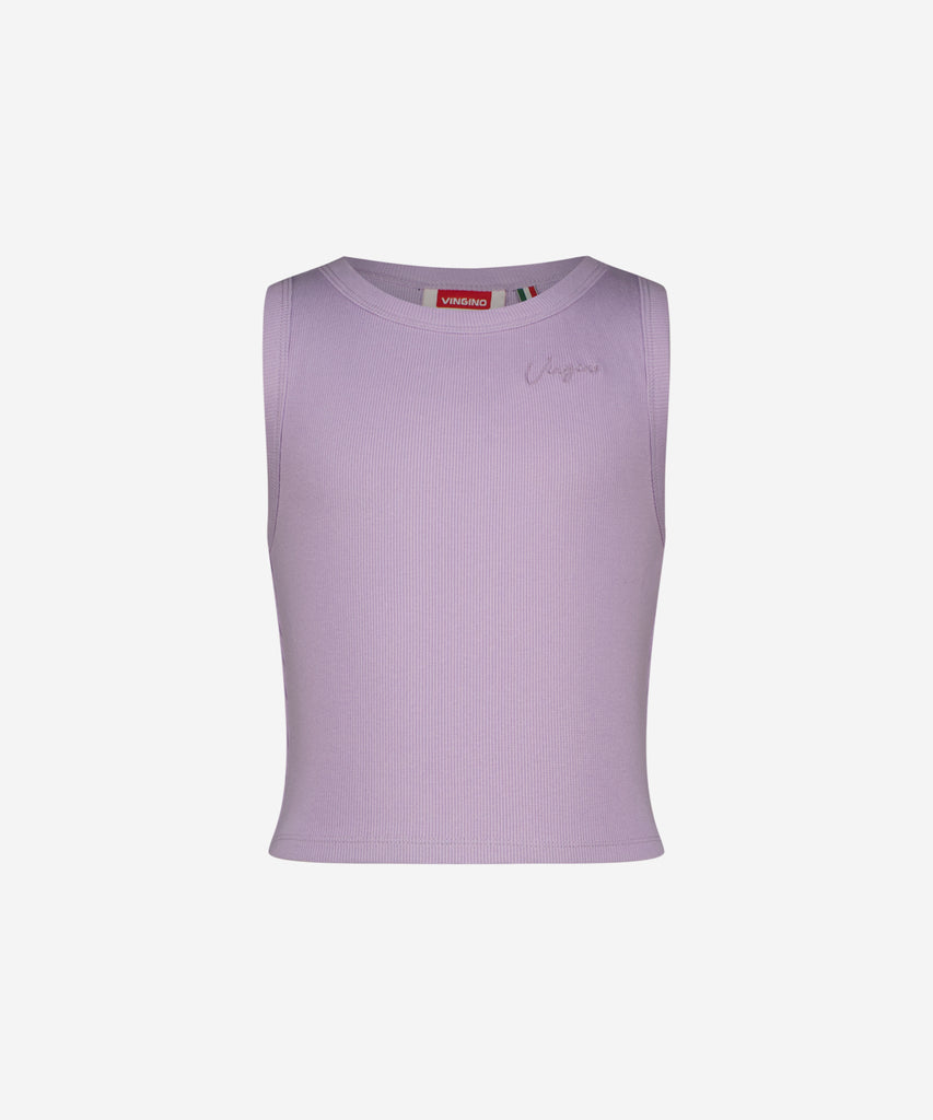 Details: This G-Basic Crop Rib Top in Wave lilac is a versatile addition to your wardrobe. Made from ribbed fabric, it offers a comfortable and flattering fit. The round neckline adds a touch of classic style to this modern crop top. Perfect for any occasion, it can be dressed up or down for a variety of looks.  Color:  Wave lilac  Composition: Summer   