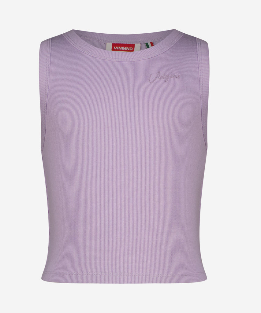 Details: This G-Basic Crop Rib Top in Wave lilac is a versatile addition to your wardrobe. Made from ribbed fabric, it offers a comfortable and flattering fit. The round neckline adds a touch of classic style to this modern crop top. Perfect for any occasion, it can be dressed up or down for a variety of looks.  Color:  Wave lilac  Composition: Summer   