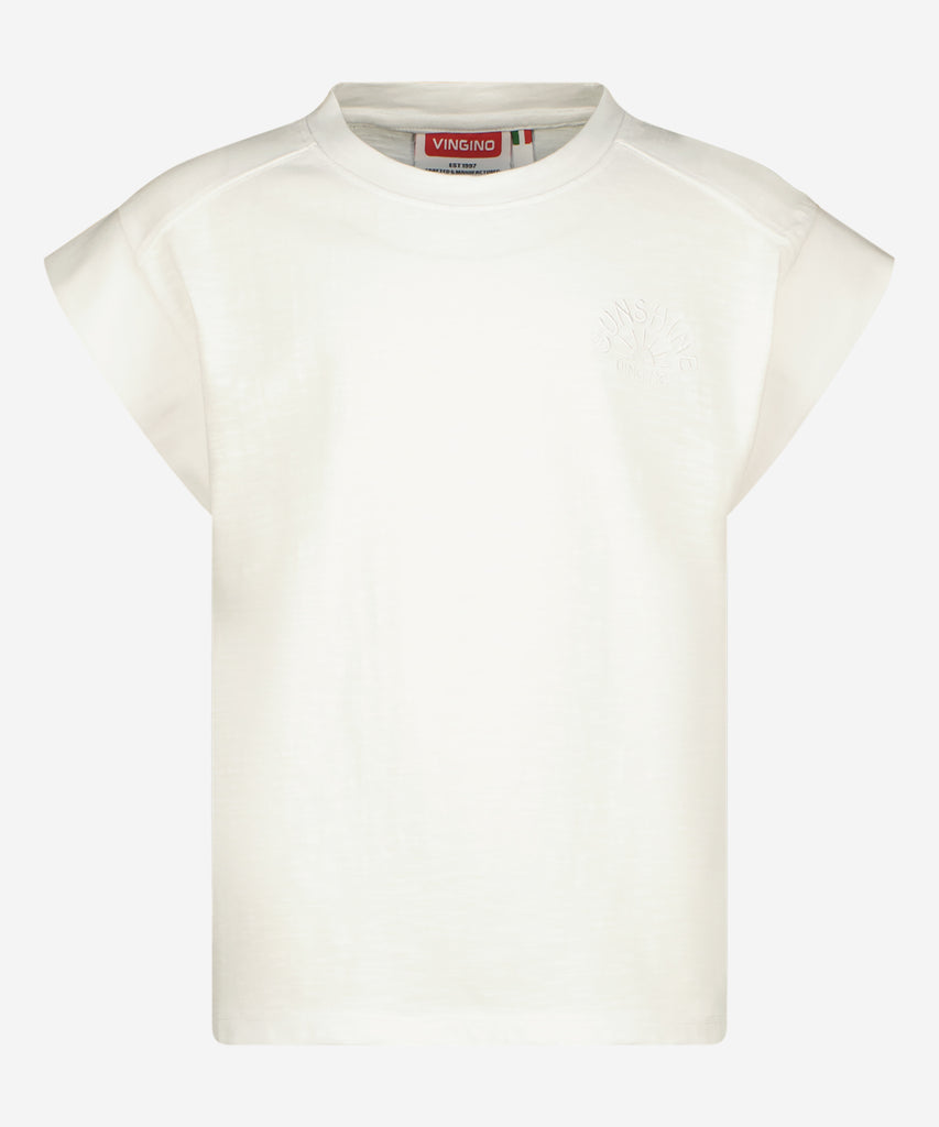 <span data-mce-fragment="1"><strong>Details: </strong></span>Expertly crafted with a round neckline and short sleeves, the Hinka T-shirt in Real White offers a classic and versatile addition to your wardrobe. Made with quality material, this t-shirt is comfortable and stylish, perfect for any occasion. Upgrade your t-shirt game with the Hinka T-shirt.&nbsp;<br><span data-mce-fragment="1"></span><strong>Color:</strong> Real white&nbsp;<br><strong>Composition: </strong> 100% Cotton &nbsp;