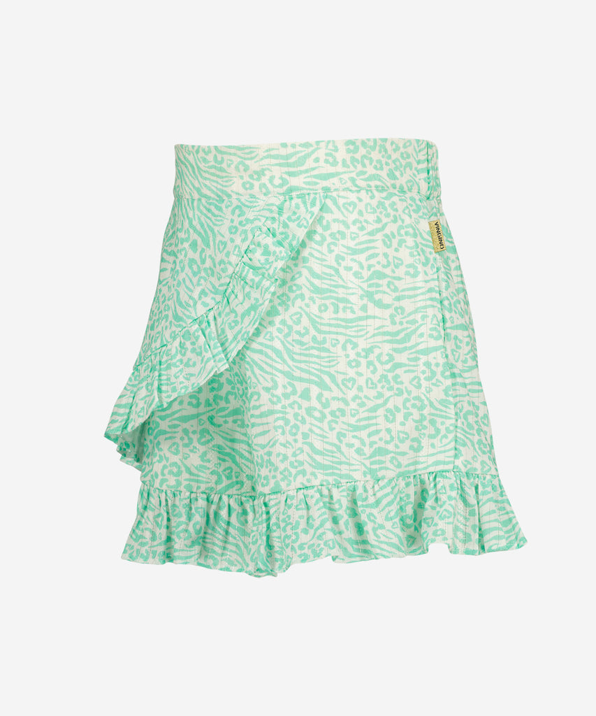 <strong>Details: </strong>Upgrade your summer wardrobe with our Rianna Shorts in Tropic Mint, featuring playful frills and a comfortable elastic waistband. Perfect for a day at the beach or a casual outing, these shorts are a must-have for any fashionista looking to add a touch of fun to their look. Stay stylish and comfortable all summer long!&nbsp;<br><strong></strong><strong></strong><span><strong>Color:</strong> Mint&nbsp;<br><strong>Composition:</strong>&nbsp; 95CO5M &nbsp;</span>