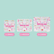 LEGAMI SNACK BAGS - SET OF 3 REUSABLE SNACK BAGS UNICORN