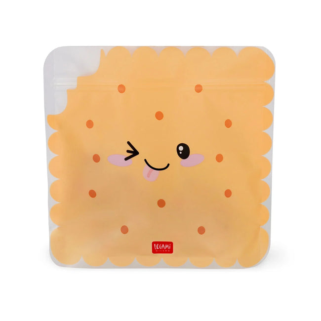 LEGAMI SNACK BAGS - SET OF 3 REUSABLE SNACK BAGS COOKIE