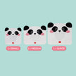 LEGAMI SNACK BAGS - SET OF 3 REUSABLE SNACK BAGS PANDA