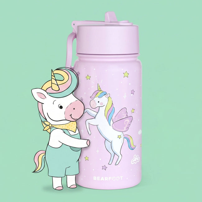 BEARFOOT Thermo Water Bottle Mermaid 350 ml Kids | Beetles & Bugs