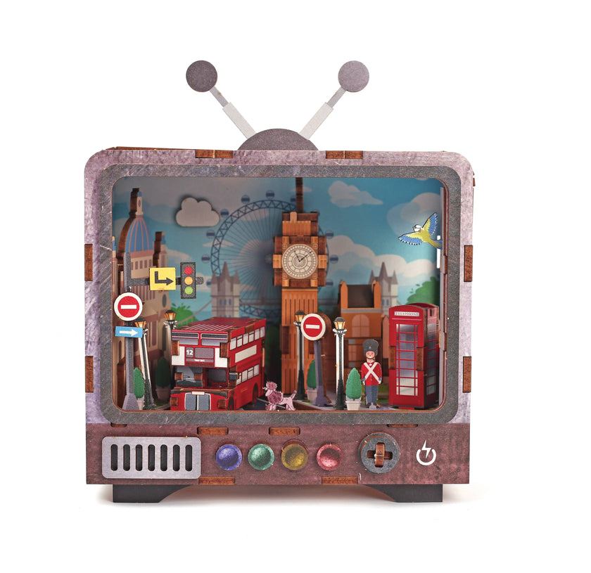 3D WOOD MODEL TV LONDON
