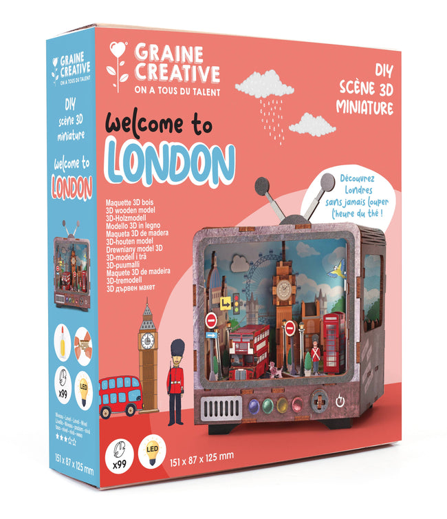 3D WOOD MODEL TV LONDON