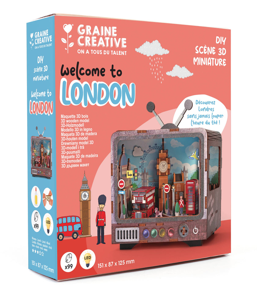 3D WOOD MODEL TV LONDON