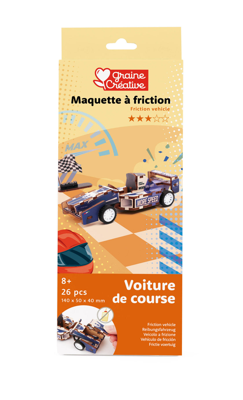 3D WOOD MODEL FORMULA 1 VEHICLE