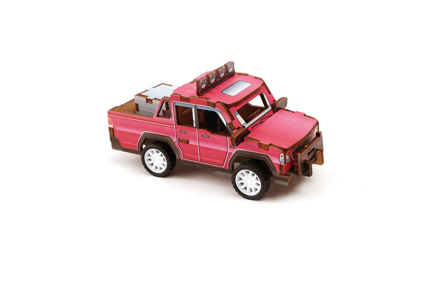 3D WOOD MODEL PICKUP VEHICLE