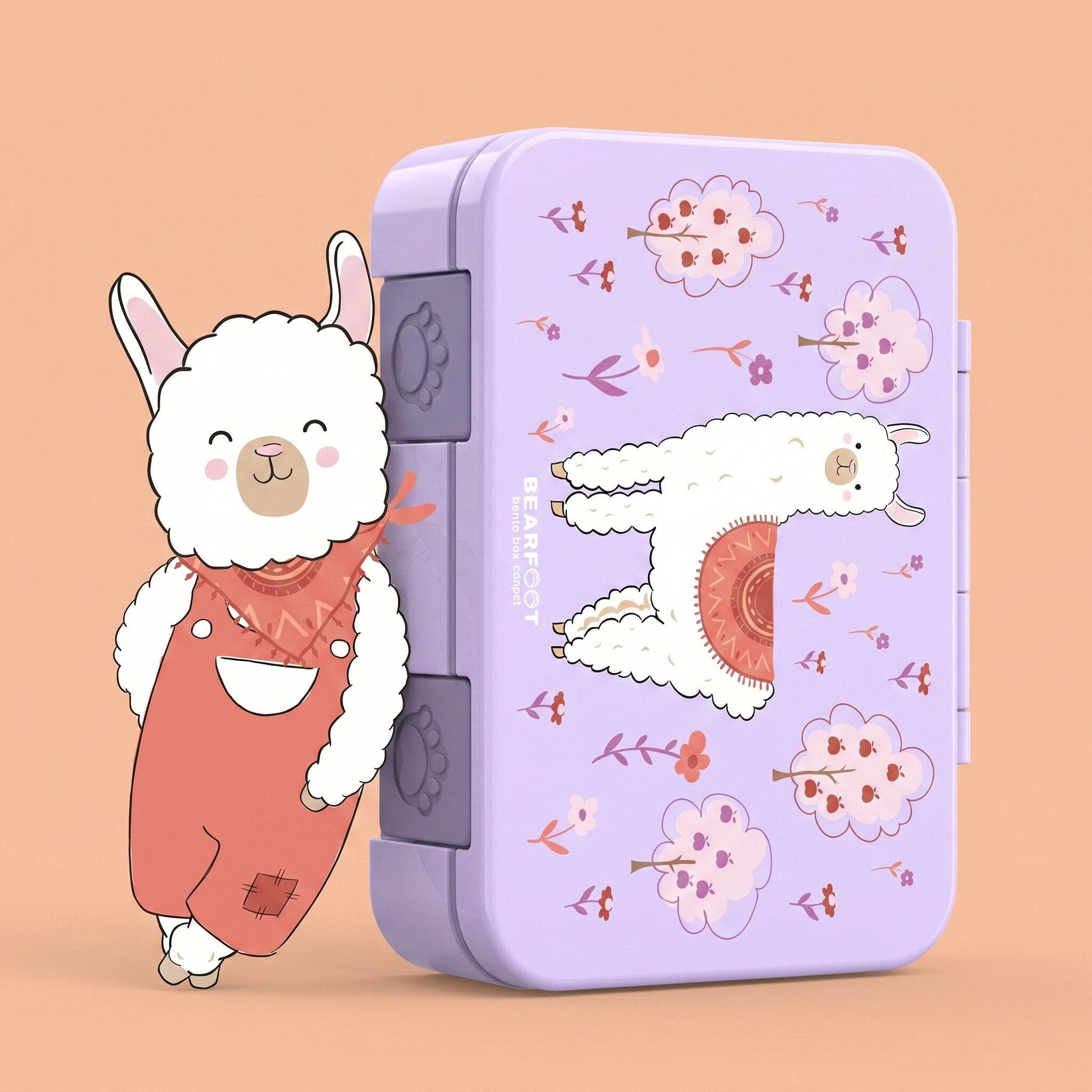 BEARFOOT Bento Box COMPACT Lunch Box 1000ml Kids