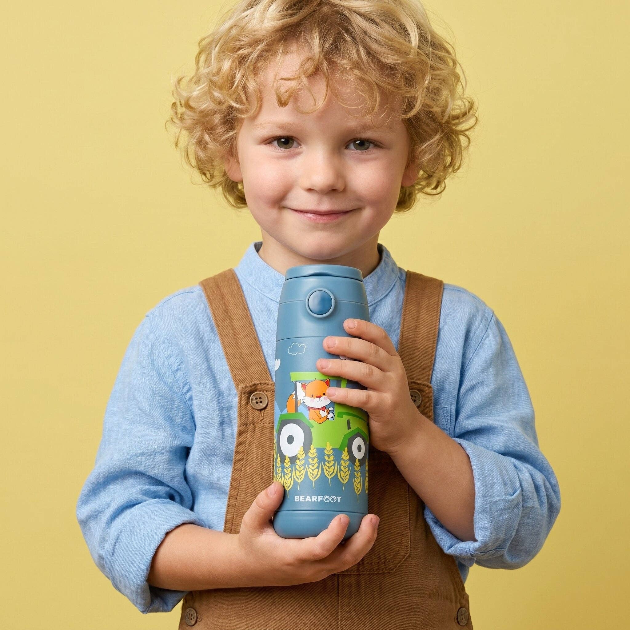 BEARFOOT Thermo Water Bottle Mermaid 350 ml Kids | Beetles & Bugs