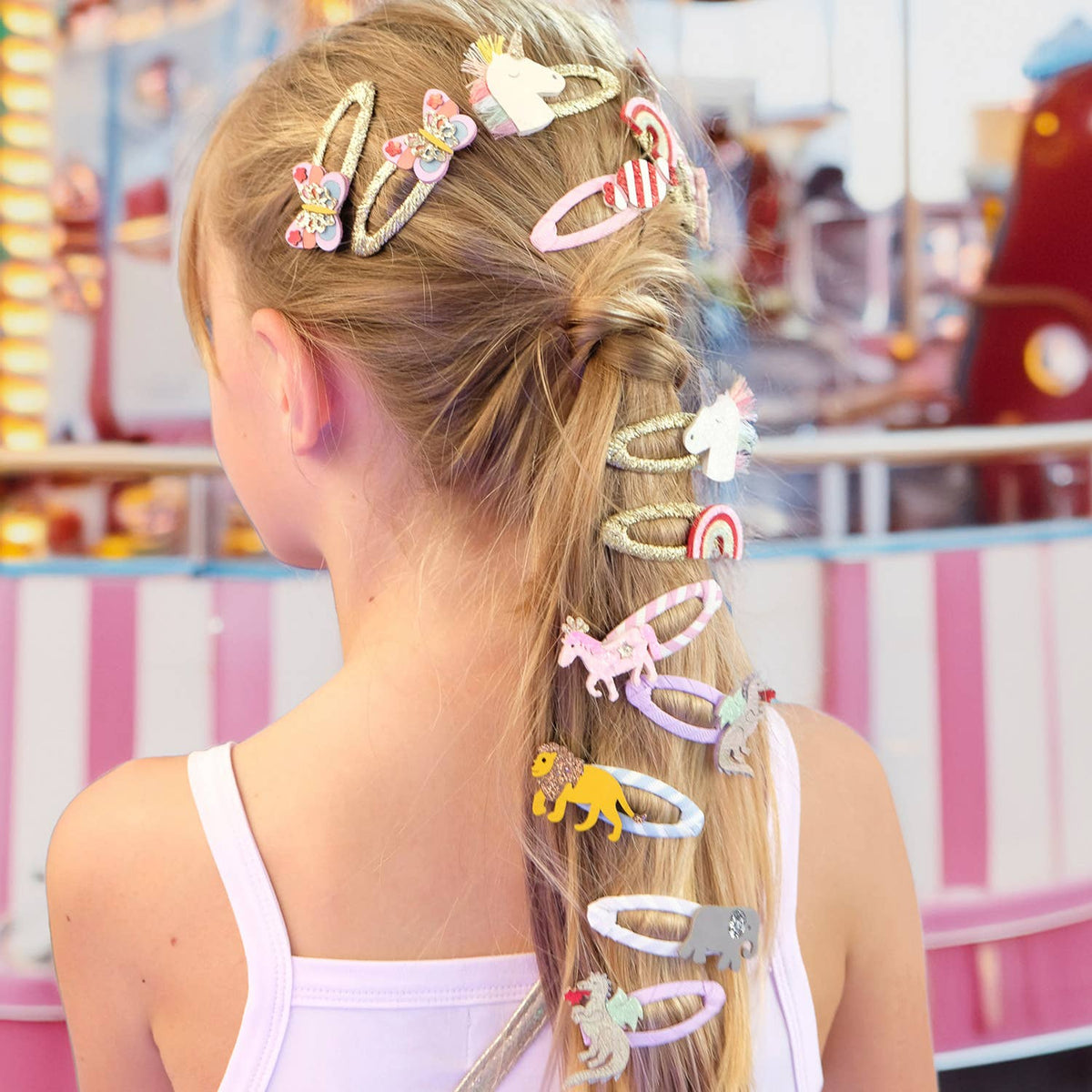 Rainbow Unicorn Clips