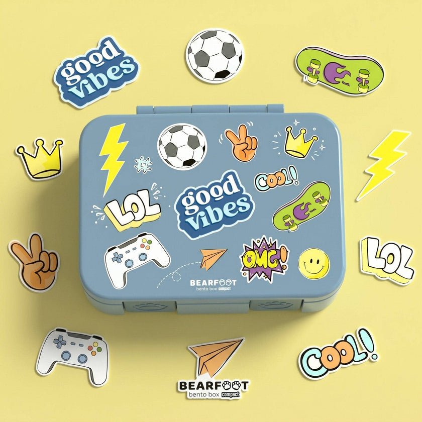 BEARFOOT Bento Box COMPACT Lunch Box 1000ml Kids