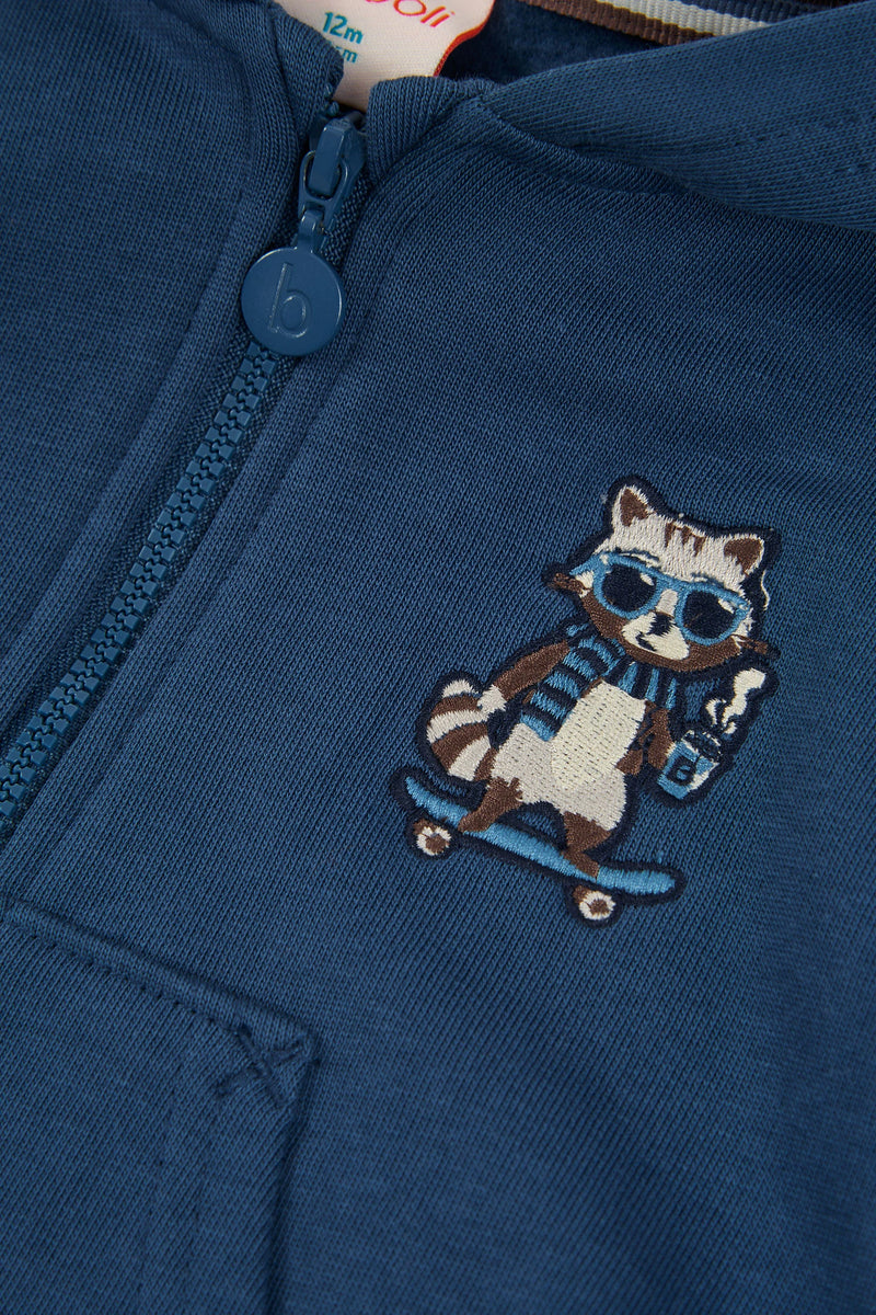 BOBOLI Boys Fleece Jacket -BCI Intense Blue