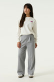 GARCIA Girls Teens T-shirt Long Sleeve Off White