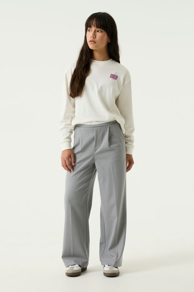 GARCIA Girls Teens T-shirt Long Sleeve Off White