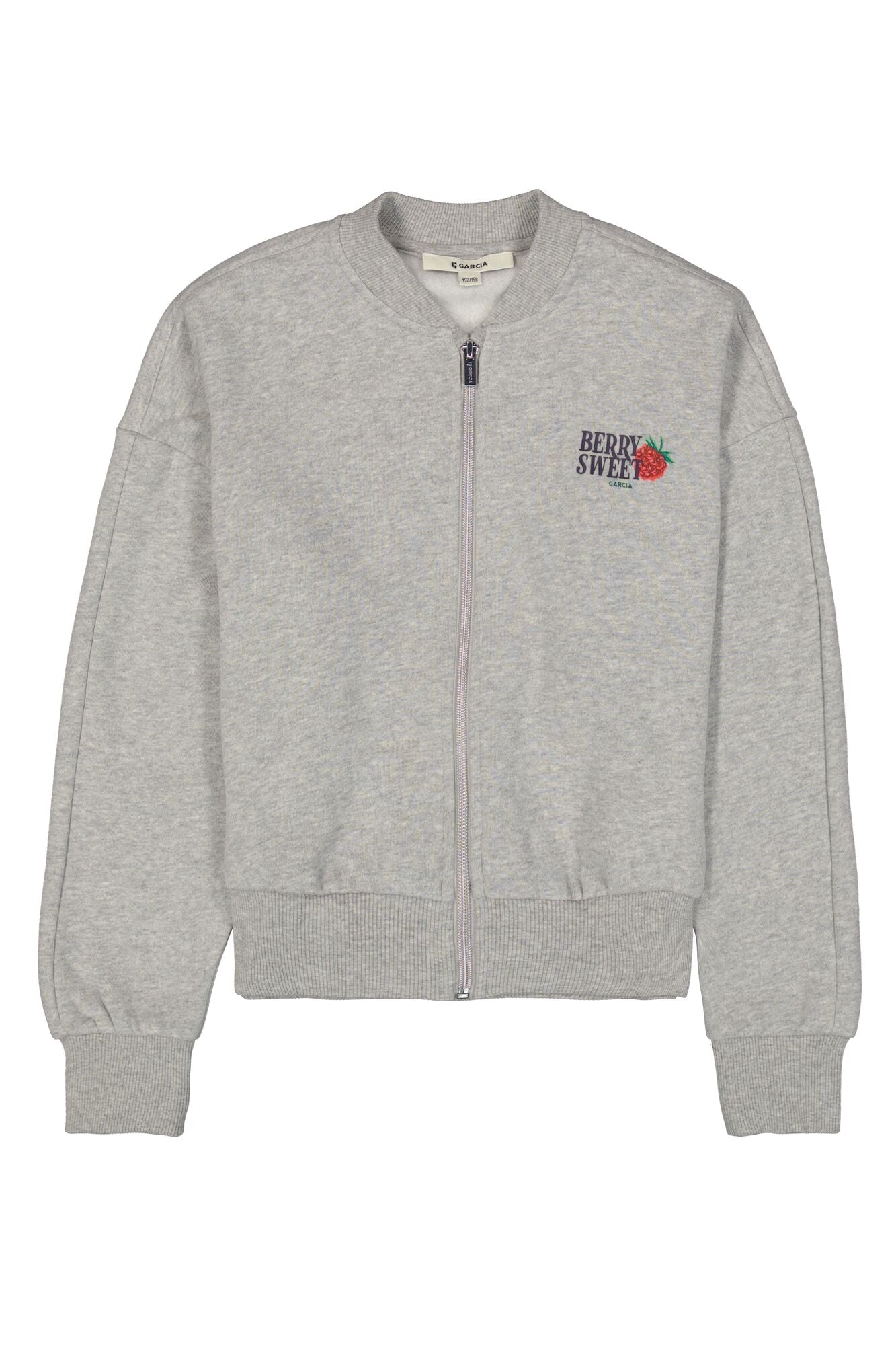 GARCIA Girls Teens Cardigan Sweat Soft Grey Melee
