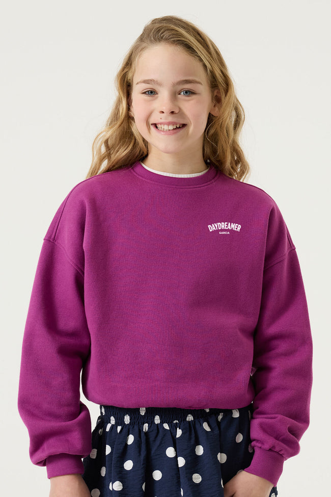 GARCIA Girls Teens Sweater Magenta Muse