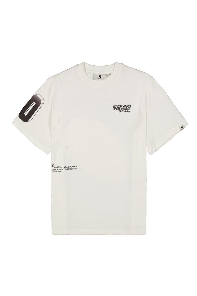 GARCIA Boys Teens T-shirt Short Sleeve Off White