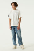 GARCIA Boys Teens T-shirt Short Sleeve Off White