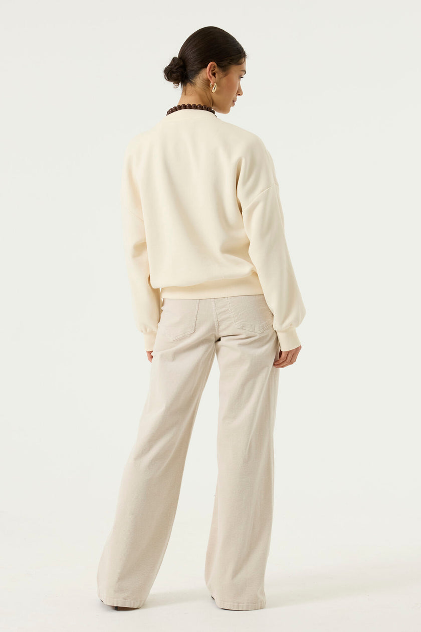 GARCIA Ladies Sweater Whitecap