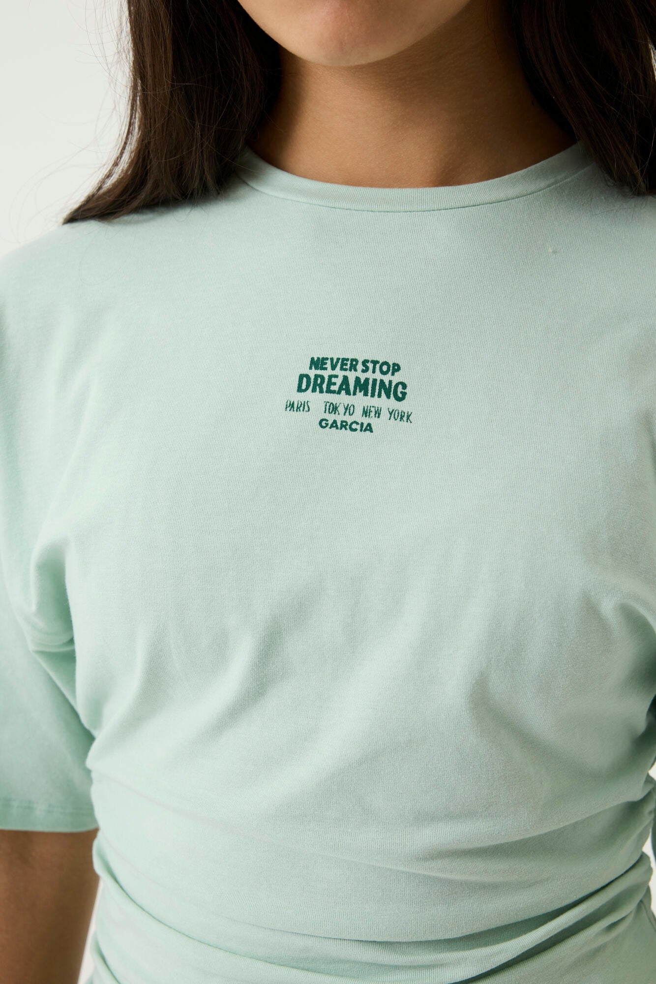 GARCIA Girls Teens T-shirt Short Sleeve Frosty Mint