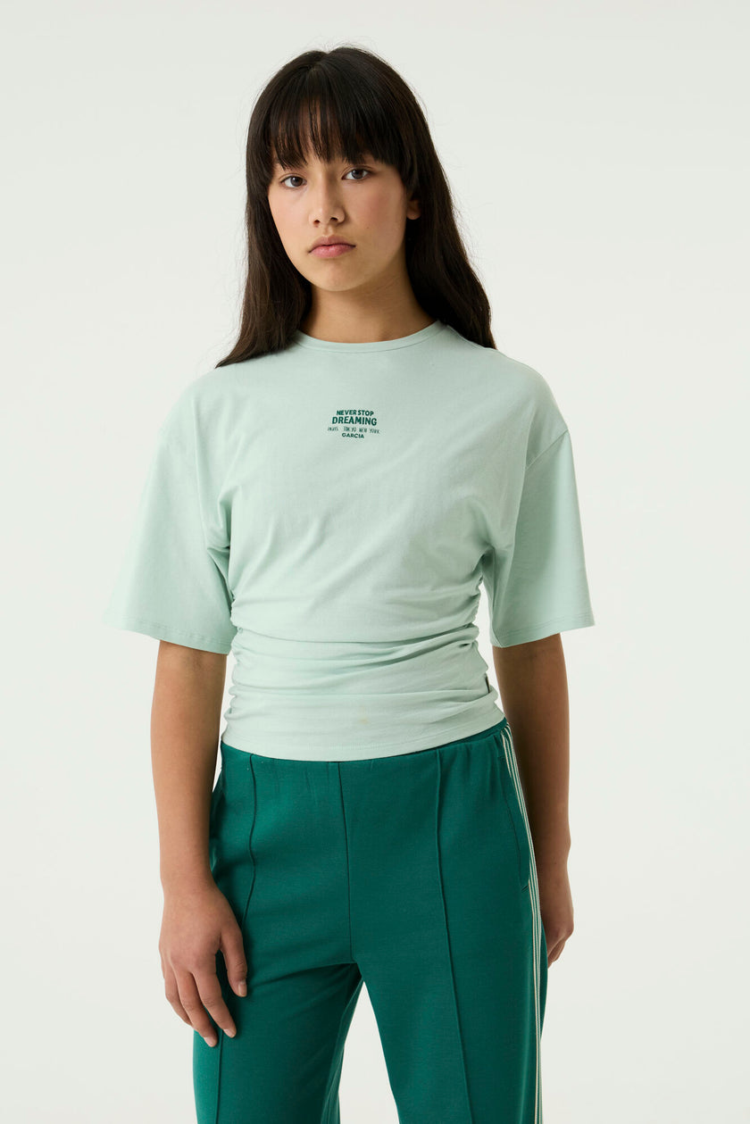 GARCIA Girls Teens T-shirt Short Sleeve Frosty Mint