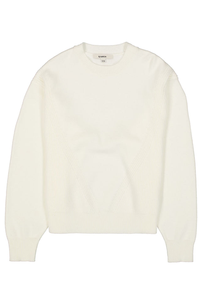 GARCIA Girls Teens Pullover Off White