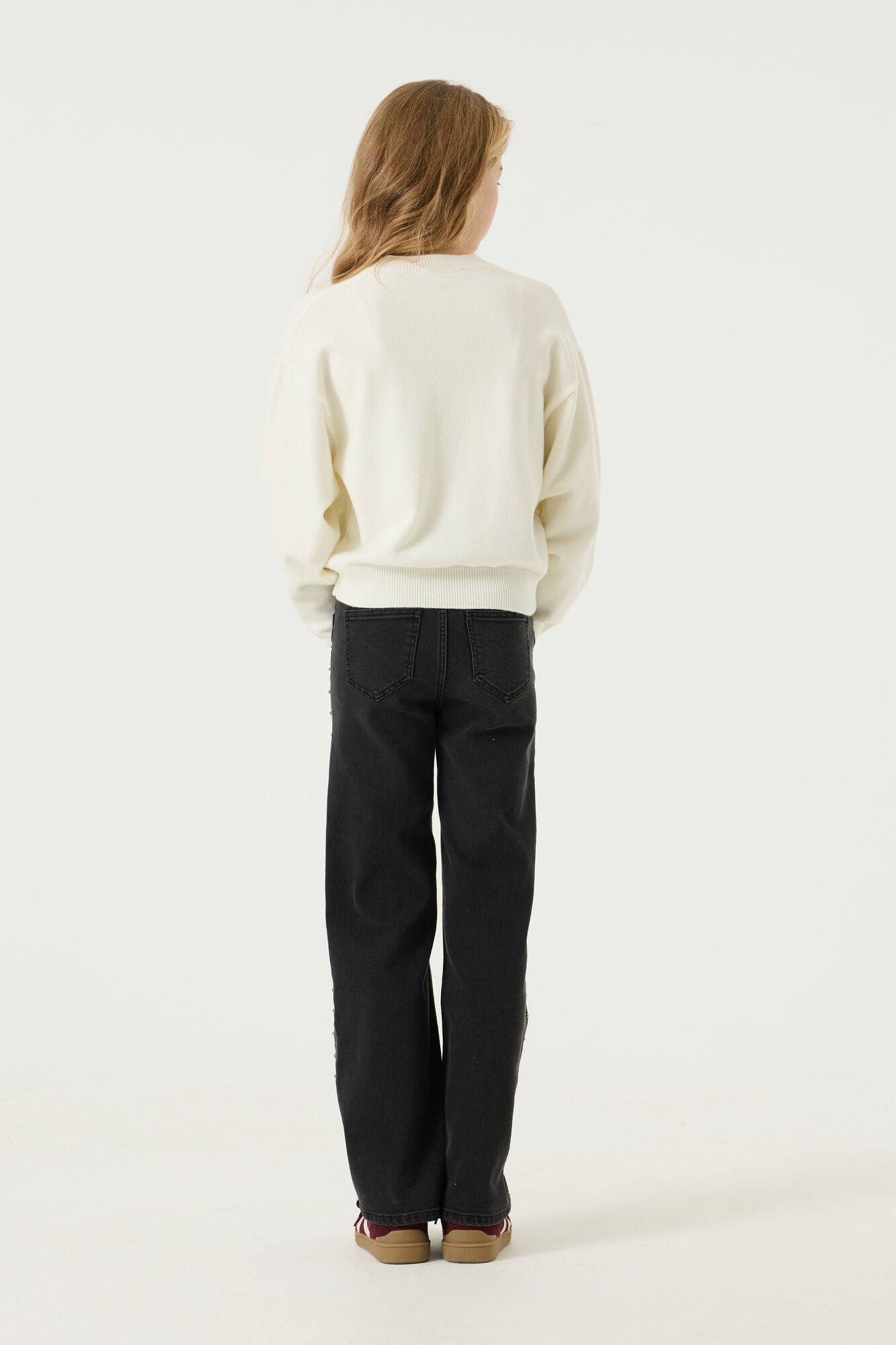 GARCIA Girls Teens Pullover Off White