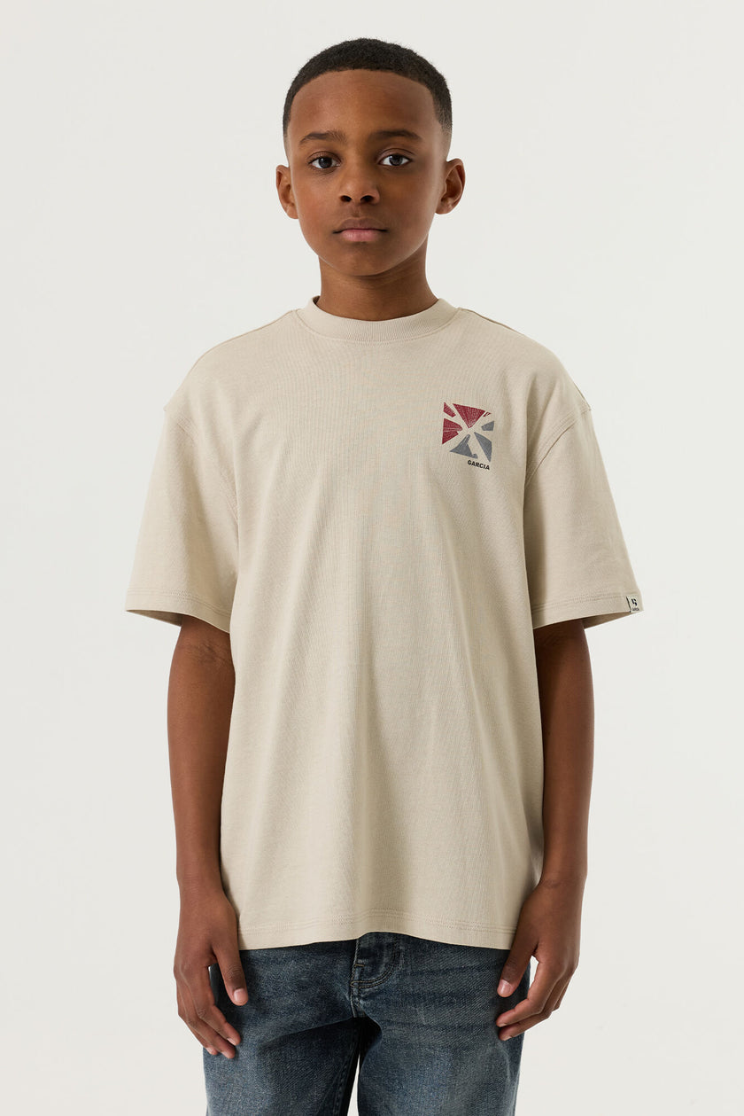 GARCIA Boys Teens T-shirt Short Sleeve Sisal
