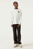 GARCIA Boys Teens T-shirt Long Sleeve Off White