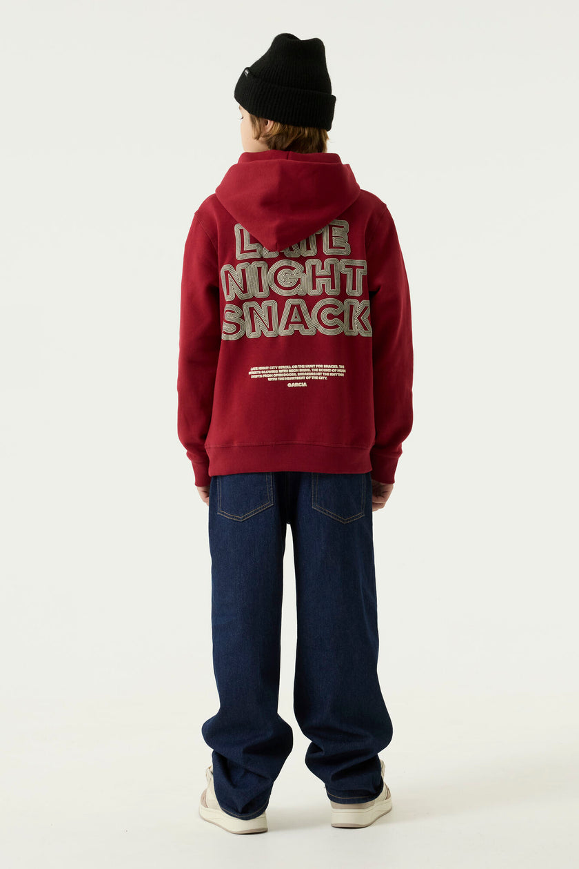 GARCIA Boys Teens Sweater Red Flame