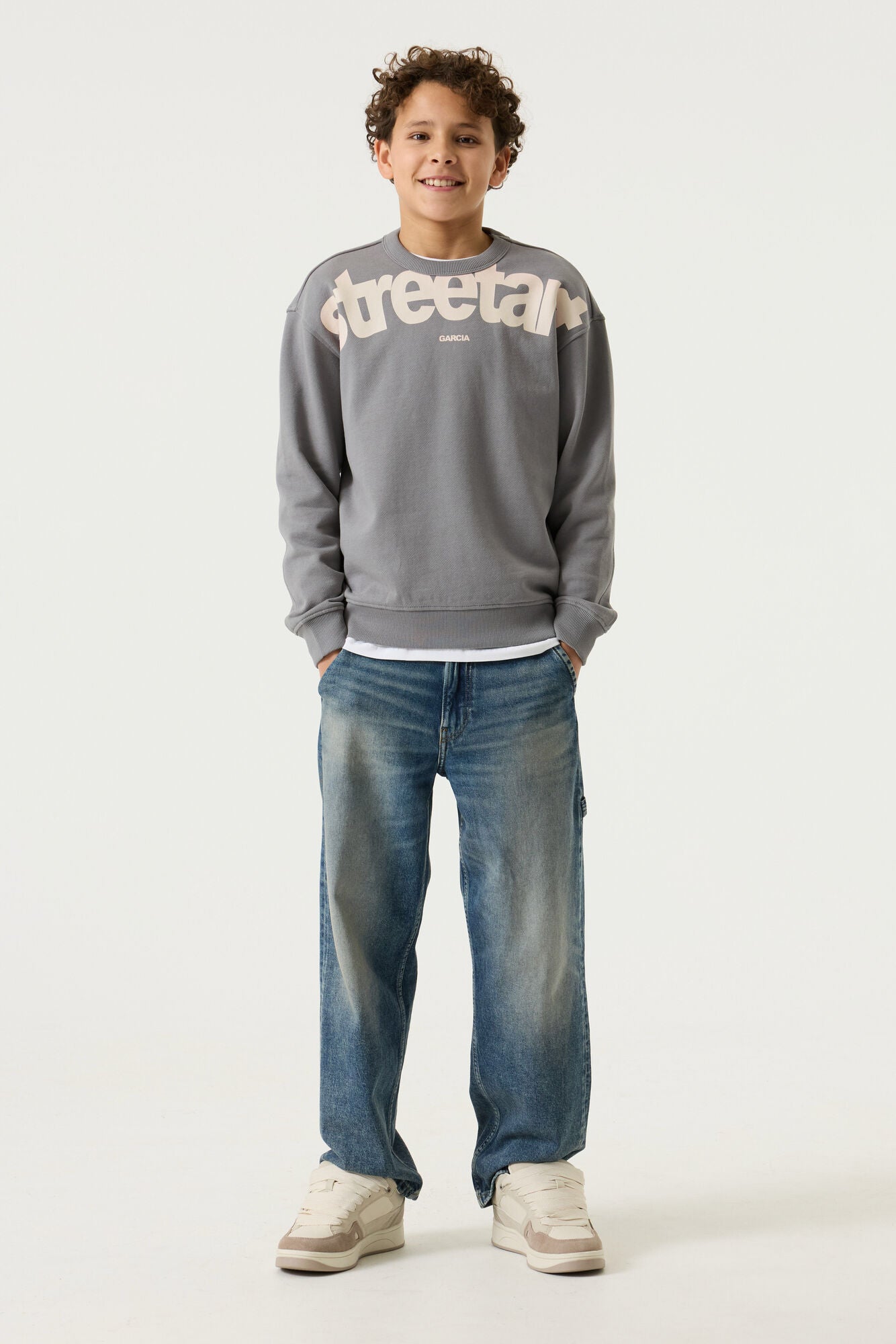 GARCIA Boys Teens Sweater Pebble