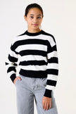 GARCIA Girls Teens Pullover Off Black