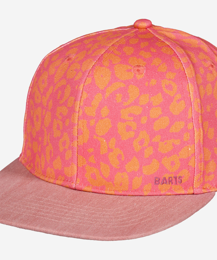 Details: The Blaize Cap is a cotton cap with an all-over print Palms and an adjustable strap at the back for a wide fitting range.  Sizing:  53cm - Age: 4-8Y  55cm - Age: 8Y and up  Color: orange Fuchsia  Composition: 100% Cotton  