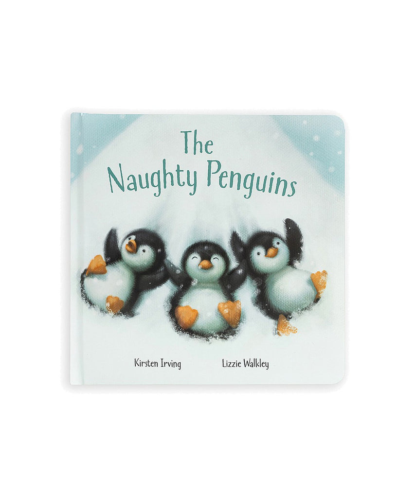 JellyCat London  Antarctic's Most Wanted!  Keep warm and snuggle up to Peanut Penguin whilst reading along to this sweet story about three cheeky penguins.   Suitable from birth.  21 x21cm 